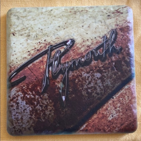 The Detroit Coaster Company Hand Made Ceramic Motor City Drink Coasters - Picture 5 of 12